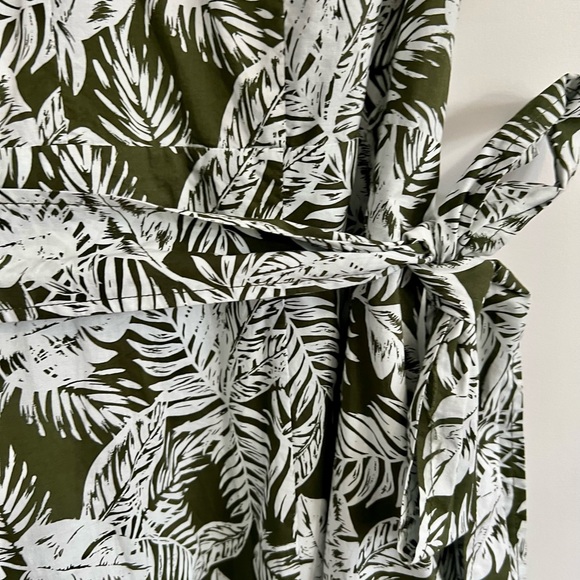 TRENT NATHAN Midi dress cotton Green size 14 as new - Picture 5 of 7